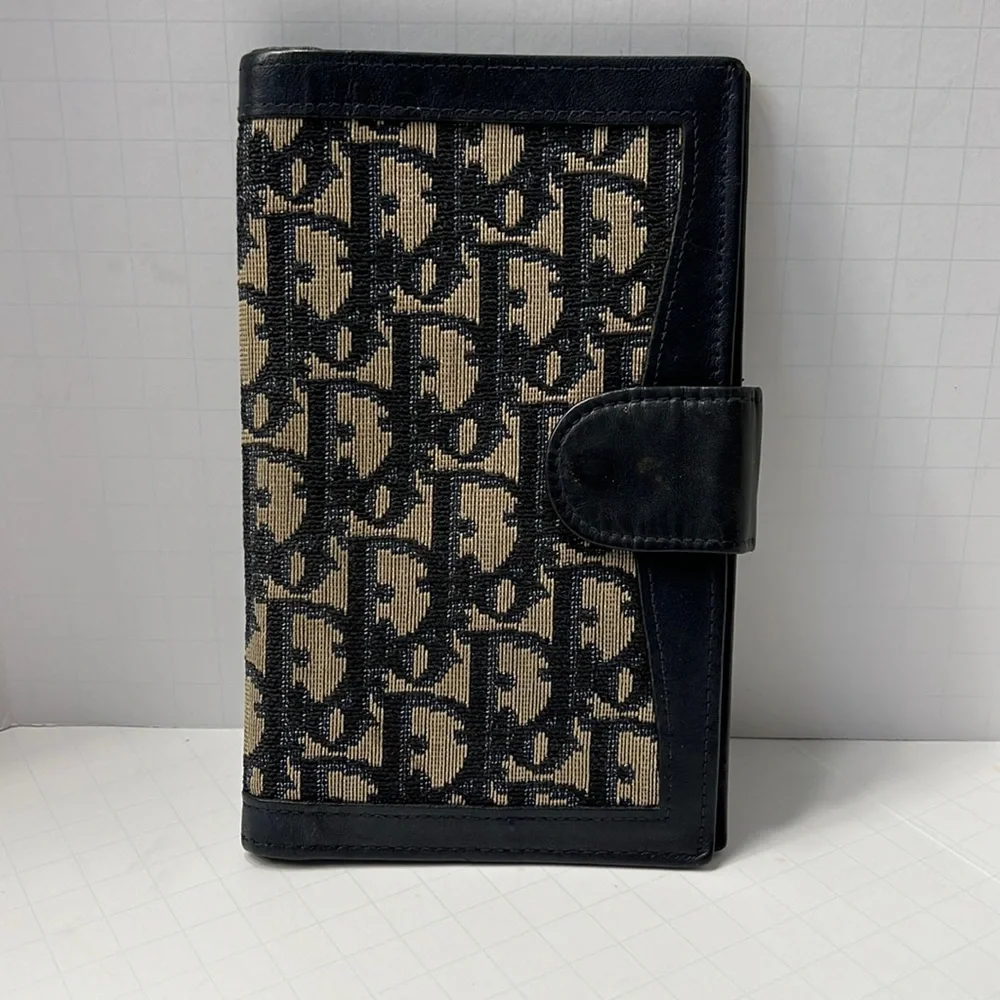 Christian Dior Vintage Oblique Trotter Wallet